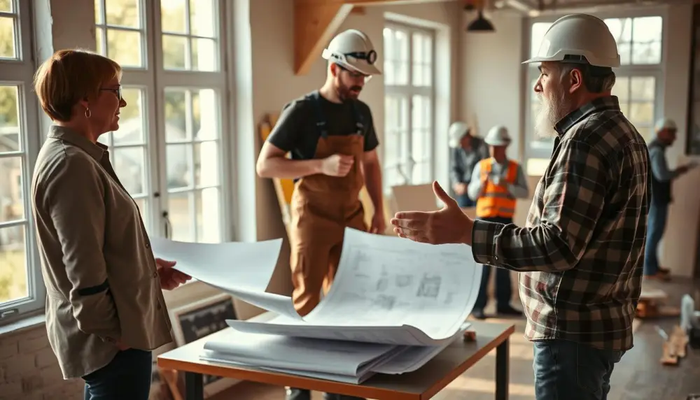coordinating with contractors