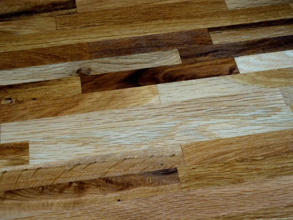 Wooden parquet floor