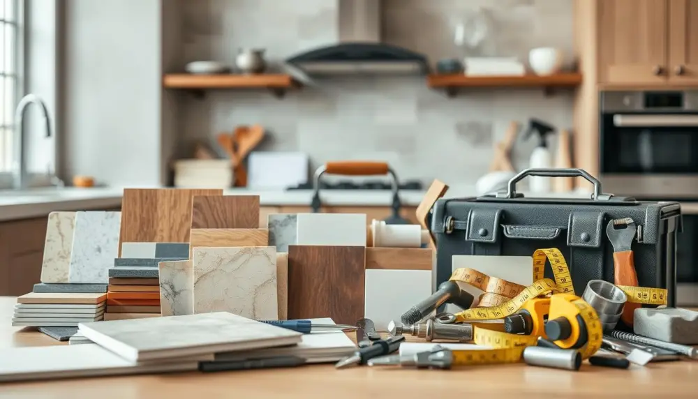 kitchen materials and labor costs