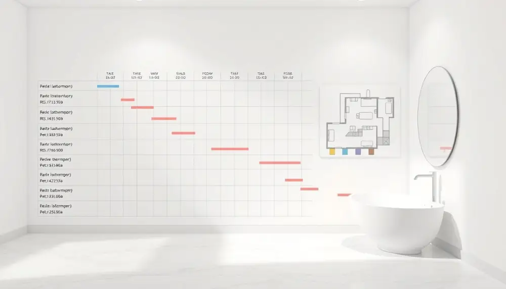 bathroom remodel timeline and budget