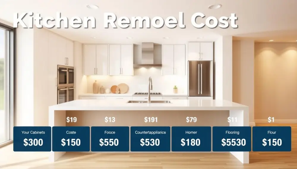 kitchen remodel cost breakdown