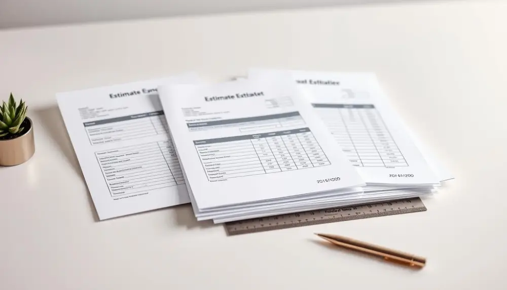 professional estimate templates